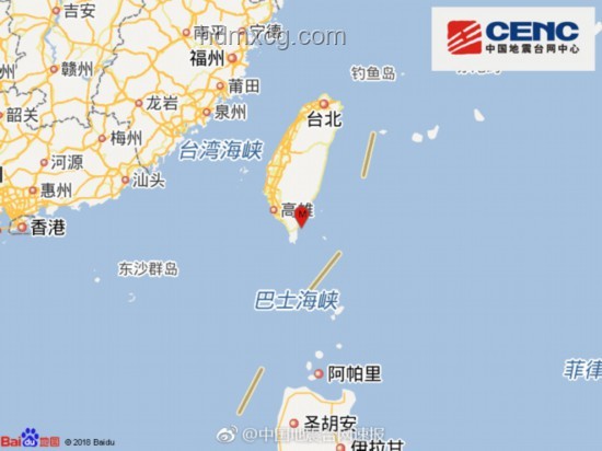 台湾台东5.8级地震深度分析