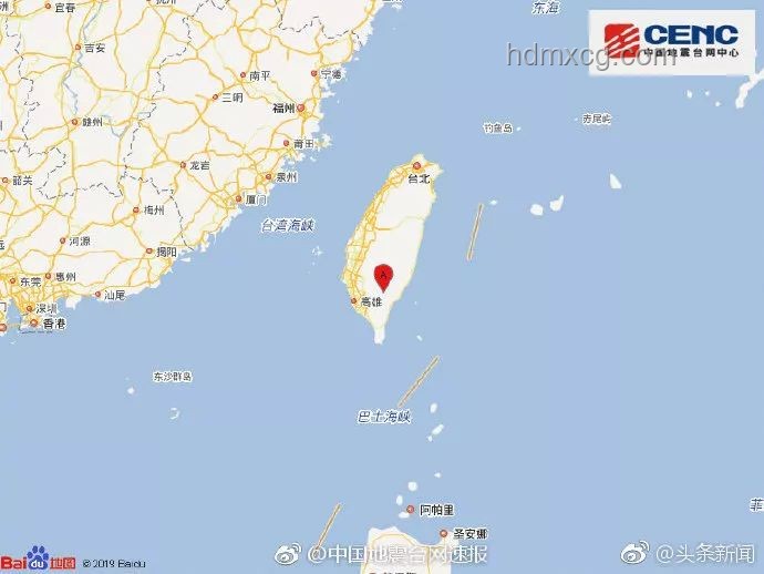台湾台东5.8级地震深度分析